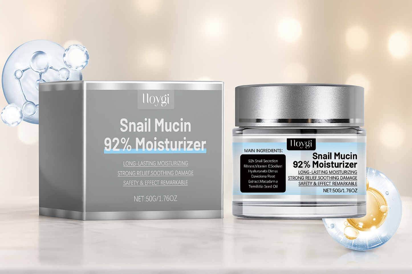 Hoygi Snail Moisturizing Cream