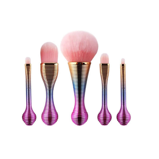 5-Piece Makeup Brush Set - Lunarié Skin