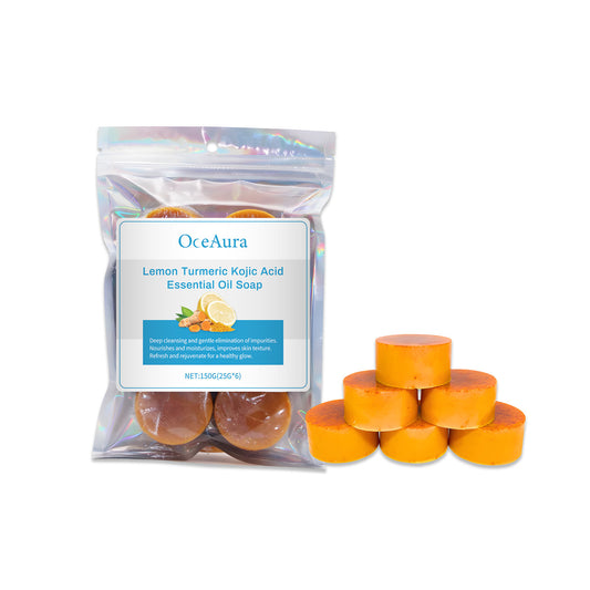 Lemon Turmeric Essential Oil Soap - Lunarié Skin